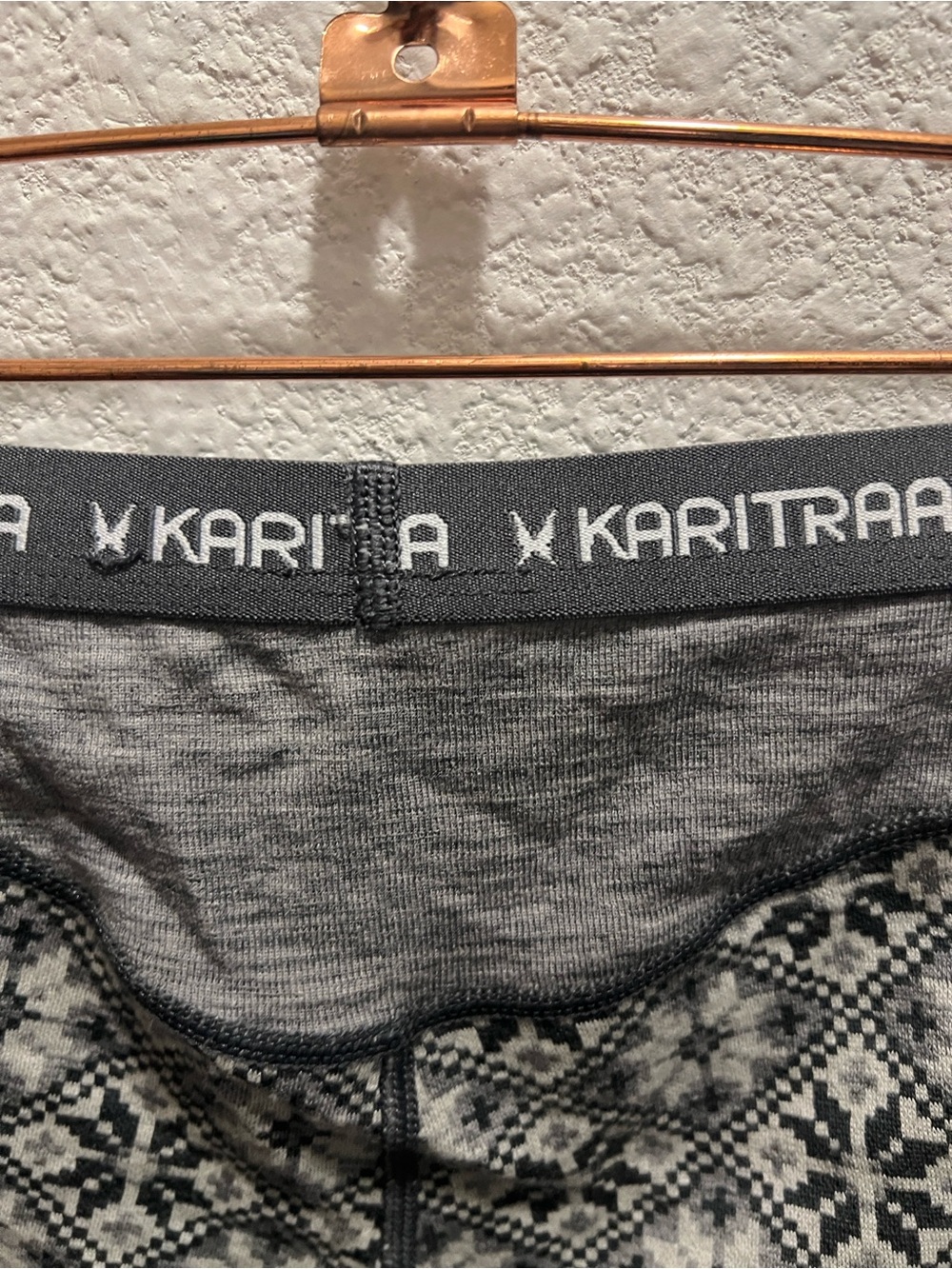 Kari Traa Grey & Light Gray Nordic Panel Leggings - Picture 5 of 5